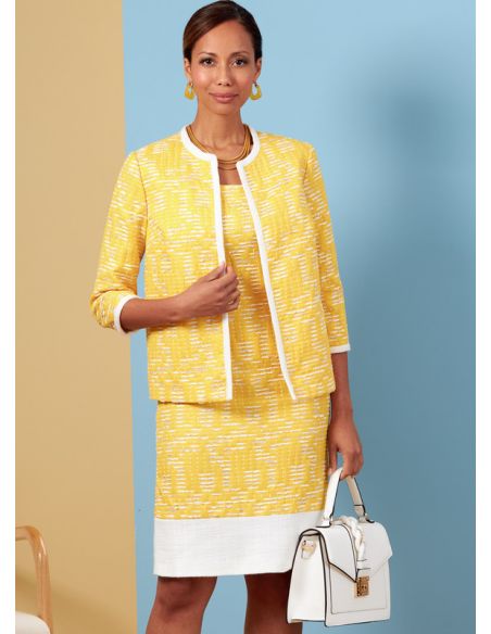 Patron Butterick 6882/B5 - Veste, robe, haut et pantalon