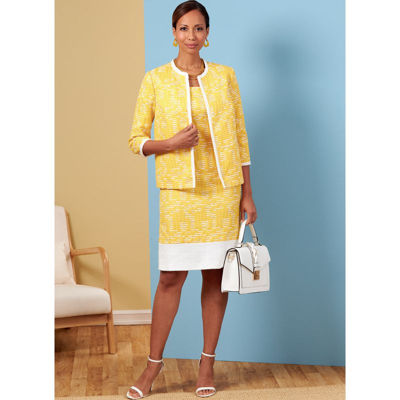 Patron Butterick 6882/B5 - Veste, robe, haut et pantalon