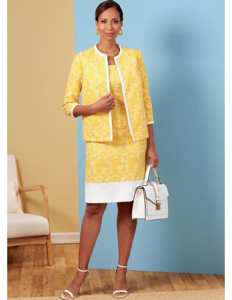 Patron Butterick 6882/B5 - Veste, robe, haut et pantalon