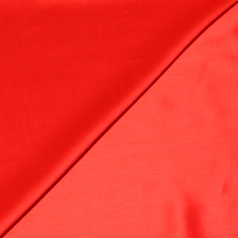 Satin 100% viscose - Corail