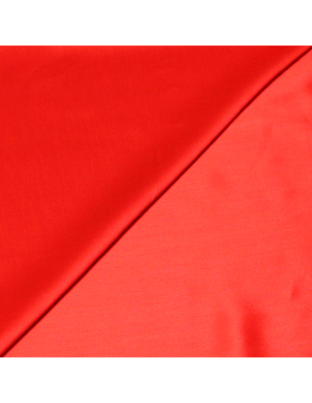Satin 100% viscose - Corail