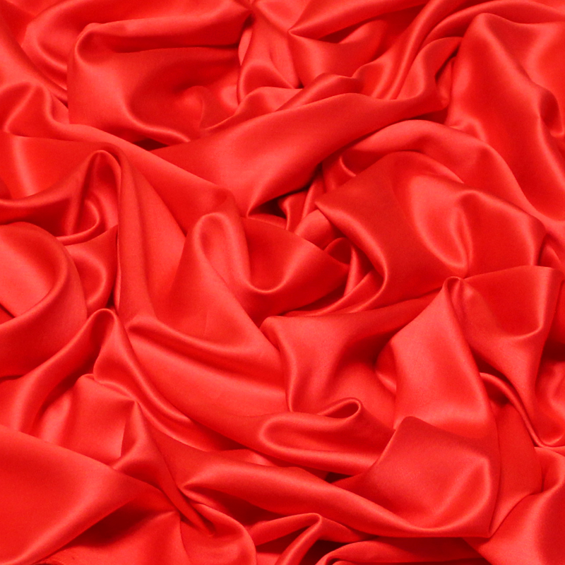 Satin 100% viscose - Corail