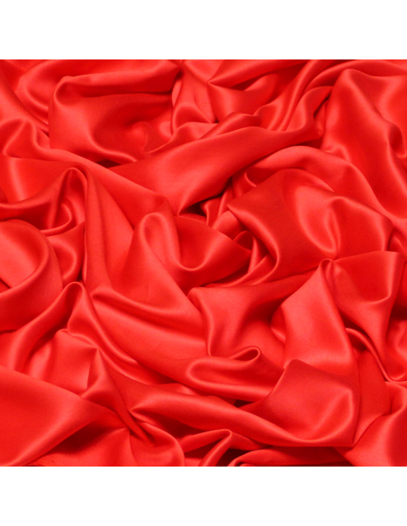 Satin 100% viscose - Corail