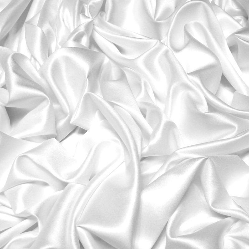 Satin 100% viscose - Blanc optique