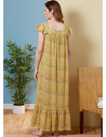 Patron Butterick 6883/Y - Haut, chemise de nuit et short