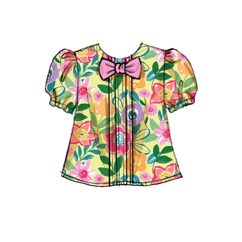 Patron Butterick 6884/YA5 - Haut et culotte