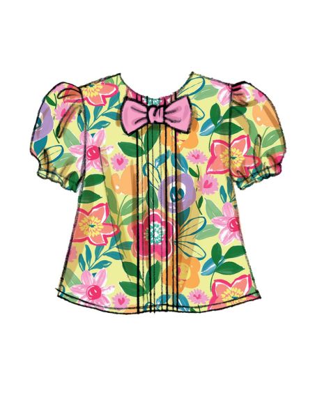 Patron Butterick 6884/YA5 - Haut et culotte