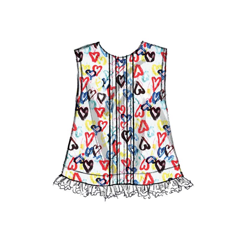 Patron Butterick 6884/YA5 - Haut et culotte