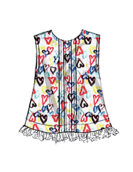 Patron Butterick 6884/YA5 - Haut et culotte