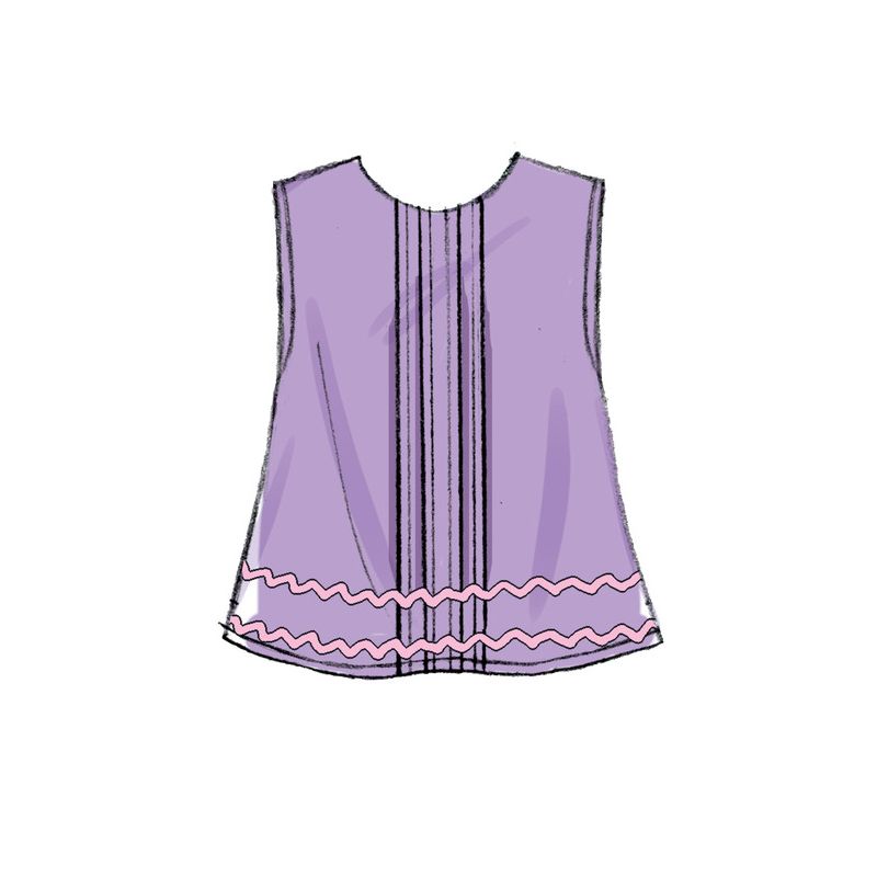 Patron Butterick 6884/YA5 - Haut et culotte