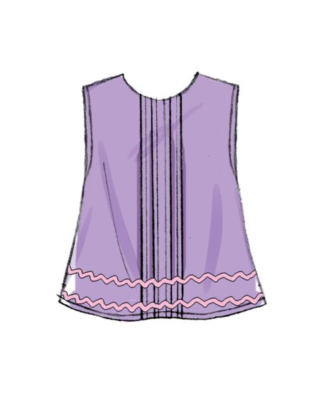 Patron Butterick 6884/YA5 - Haut et culotte