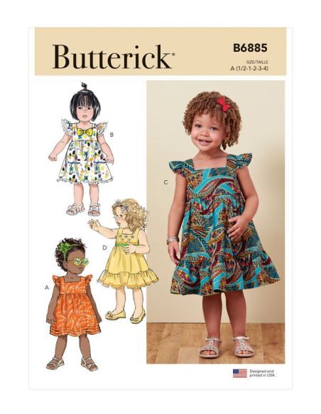 Patron Butterick 6885/A - Robe