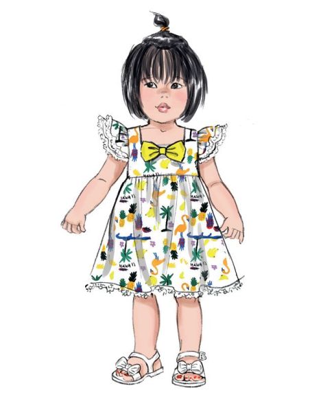 Patron Butterick 6885/A - Robe