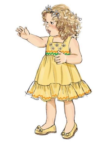 Patron Butterick 6885/A - Robe