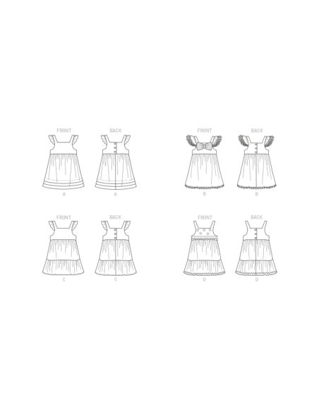 Patron Butterick 6885/A - Robe