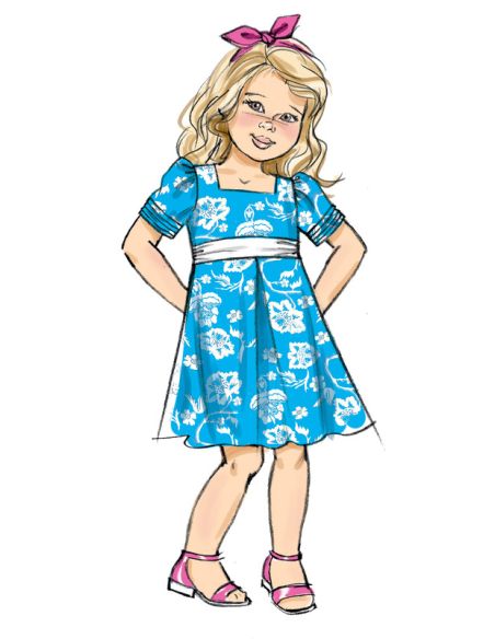 Patron Butterick 6886/A - Robe