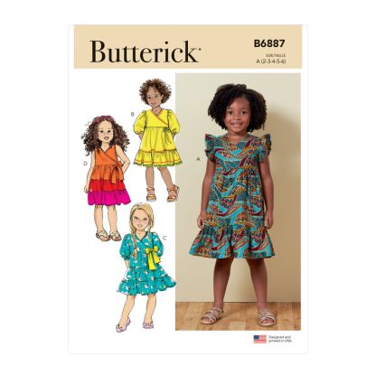 Patron Butterick 6887/A - Robe