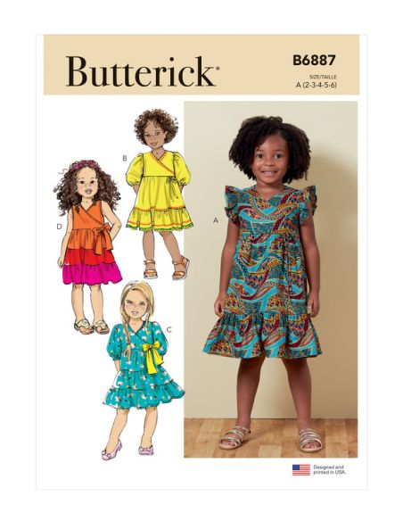 Patron Butterick 6887/A - Robe