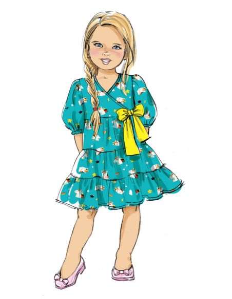 Patron Butterick 6887/A - Robe