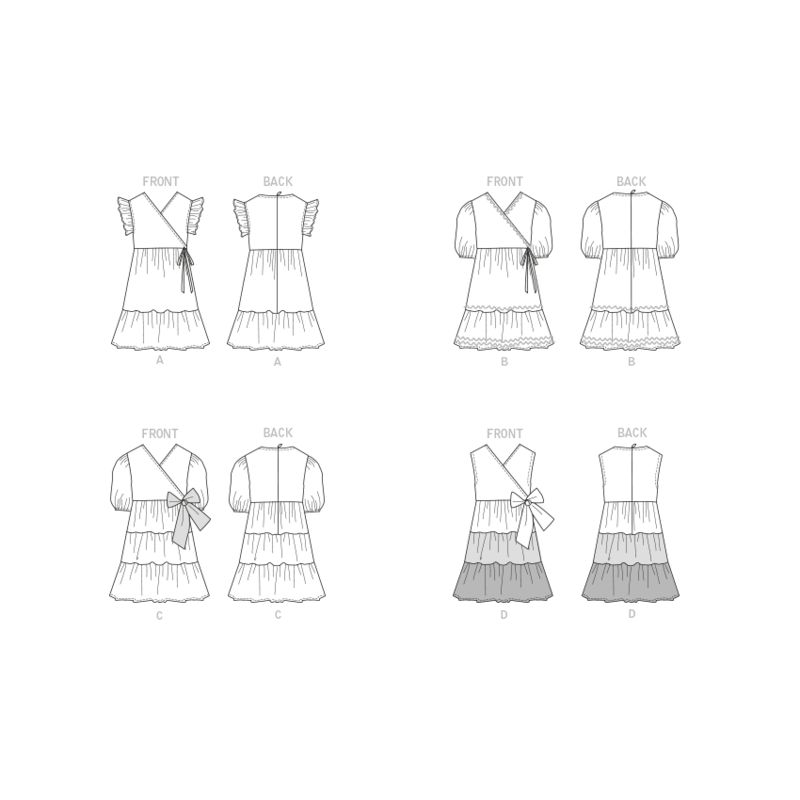 Patron Butterick 6887/A - Robe