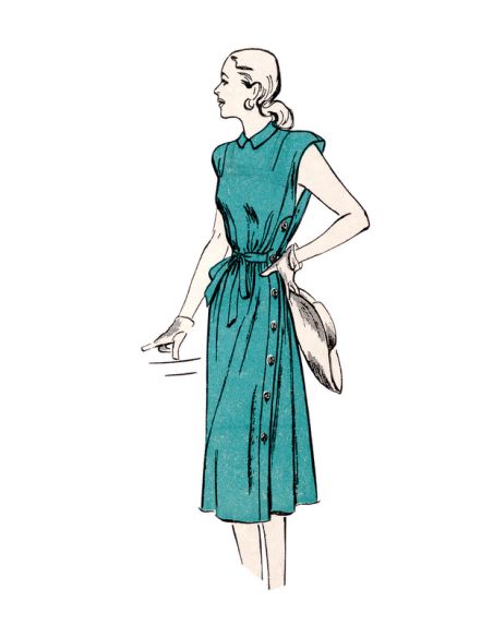 Patron Butterick 6889/A5 - Robe