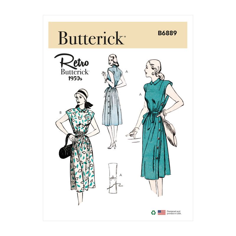 Patron Butterick 6889/A5 - Robe