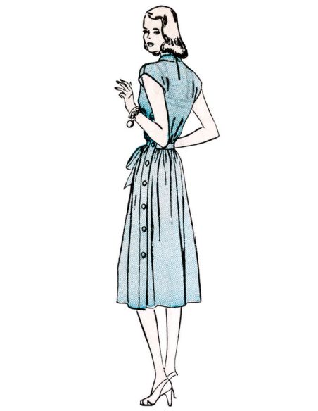 Patron Butterick 6889/A5 - Robe