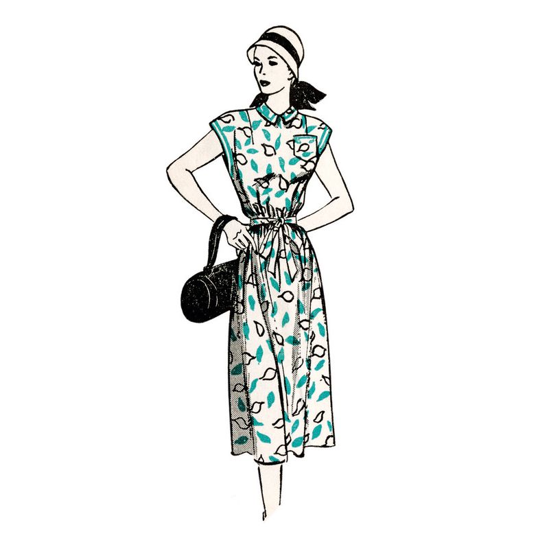 Patron Butterick 6889/A5 - Robe