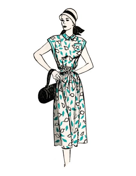 Patron Butterick 6889/A5 - Robe