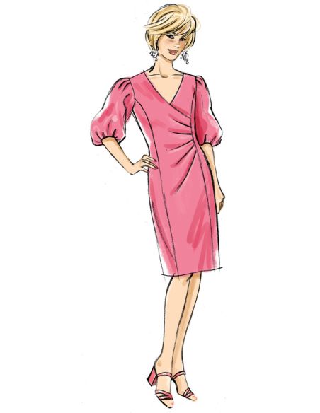 Patron Butterick 6892/A5 - Robe