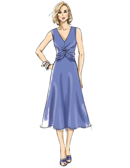 Patron Butterick 6892/A5 - Robe et combinaison