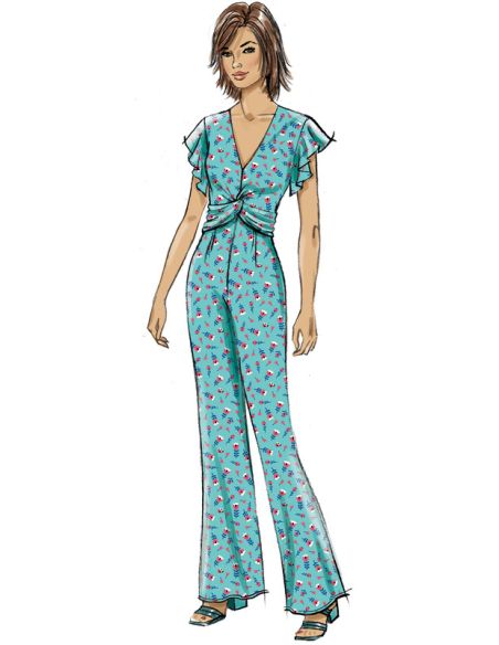 Patron Butterick 6892/A5 - Robe et combinaison