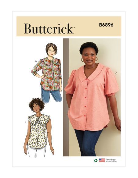 Patron Butterick 6896/W2 - Haut