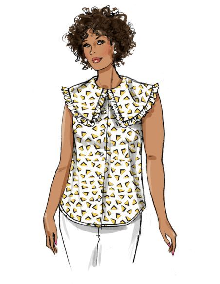 Patron Butterick 6896/W2 - Haut