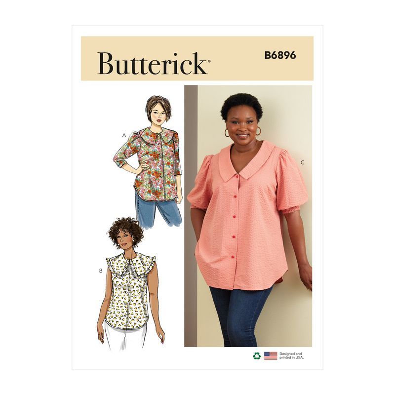 Patron Butterick 6896/W2 - Haut