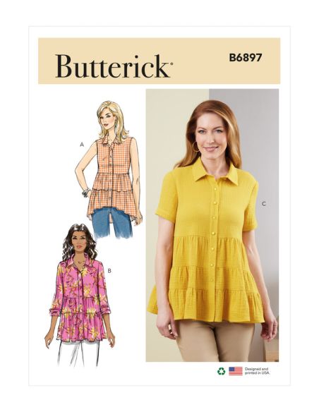 Patron Butterick 6897/B5 - Haut