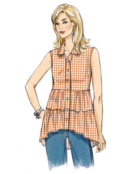 Patron Butterick 6897/B5 - Haut