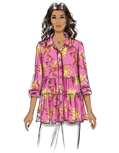 Patron Butterick 6897/B5 - Haut