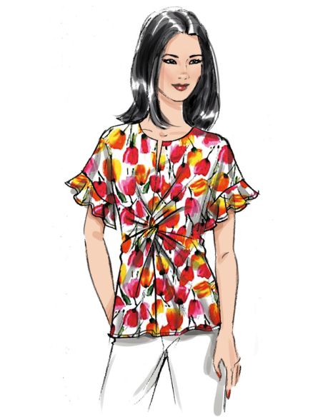 Patron Butterick 6899/B5 - Haut