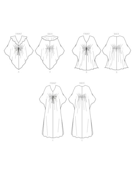 Patron Butterick 6900/B5 - Caftan