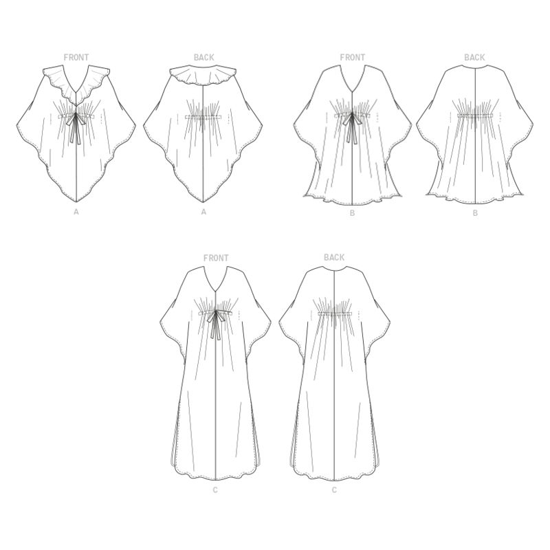 Patron Butterick 6900/B5 - Caftan