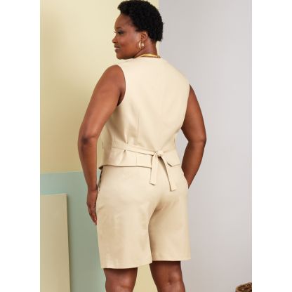 Patron Butterick 6902/W2 - Gilet, pantalon et short 2