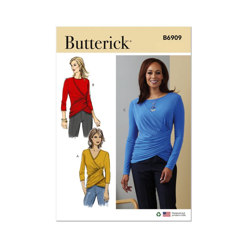 Patron Butterick 6909/A - Haut
