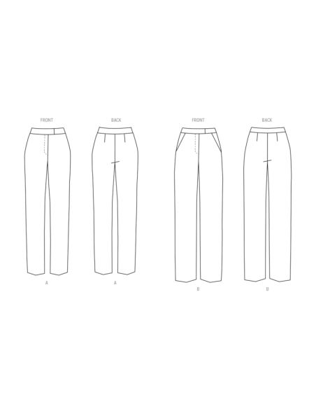 Patron Butterick 6910/B5 - Pantalon