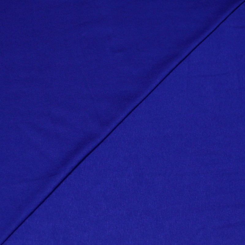 Jersey uni viscose & élasthanne - Bleu roy