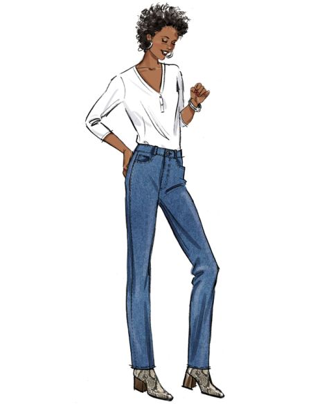 Patron Butterick 6911/D5 - Jean