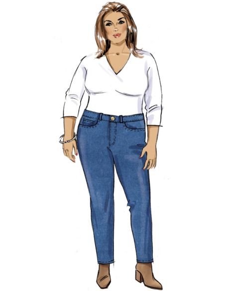 Patron Butterick 6912/W2 - Jean