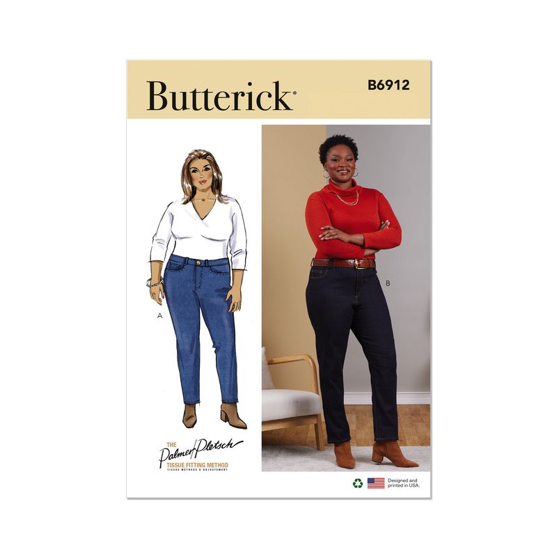 Patron Butterick 6912/W2 - Jean