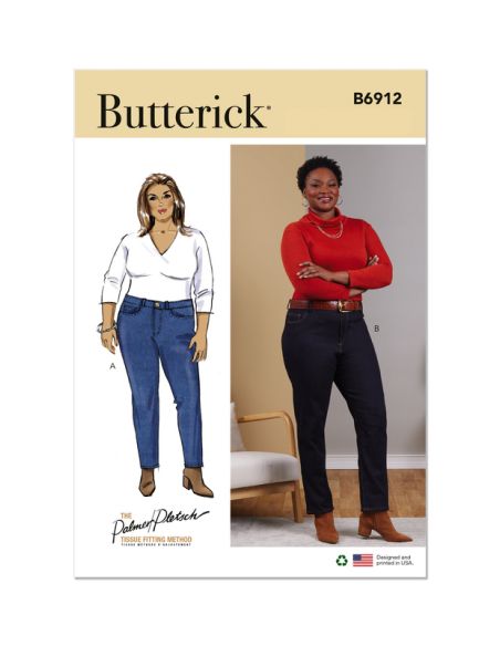 Patron Butterick 6912/W2 - Jean