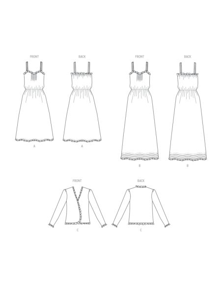 Patron Butterick 6914/A5 - Robe et veste